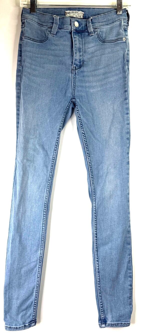 Free People Long Lean High Rise Stretch Jeans Size 27